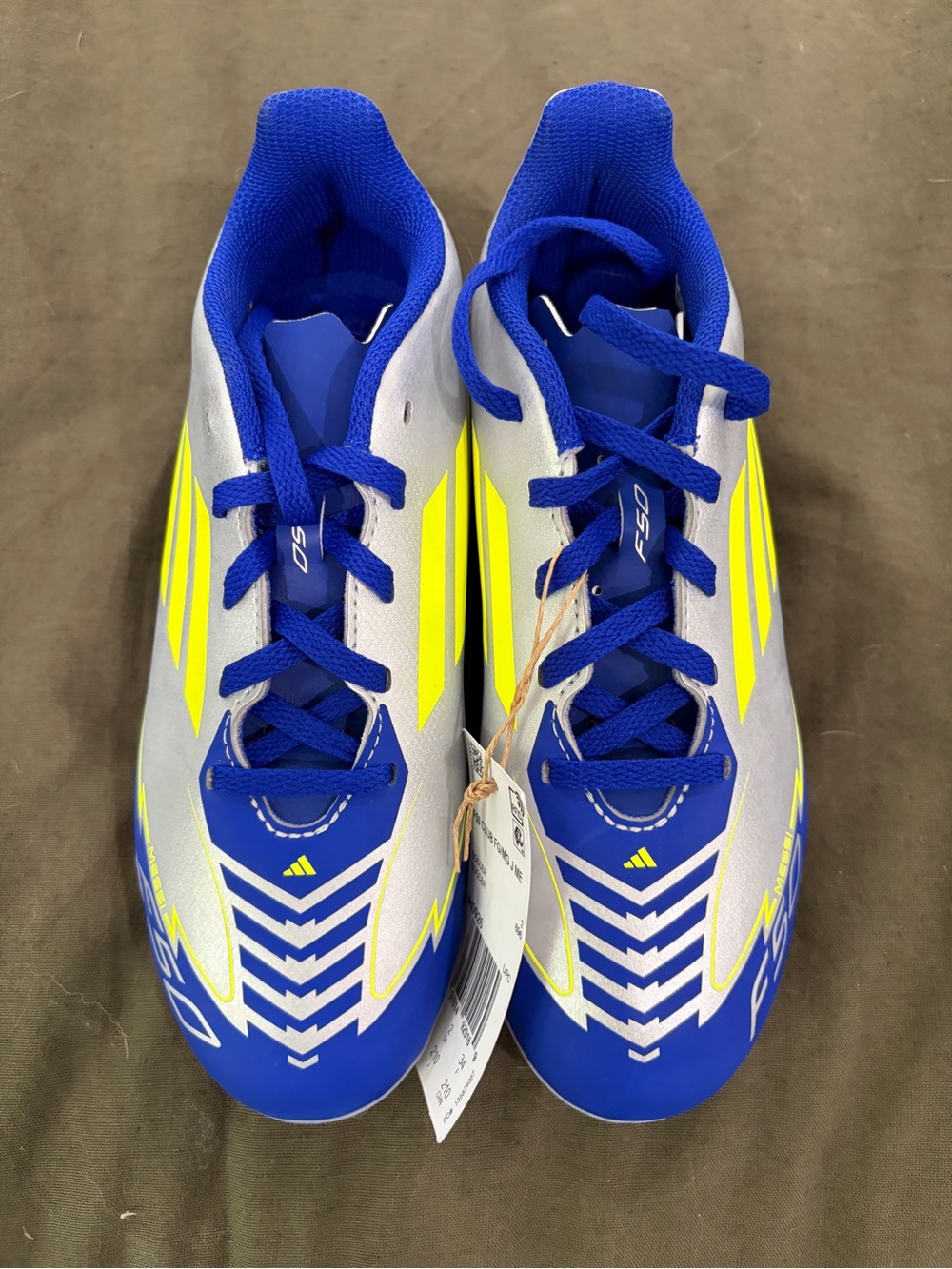 NWT Adidas Jr. F50 Messi Elite FG kids soccer cleats size 2 1/2